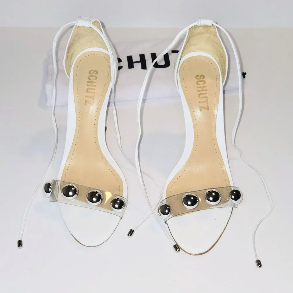 SCHUTZ sandals white